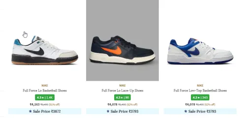 Image of Nike Men Shoes Minimum 50% Discount