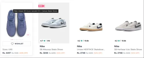 Image of Nike men shoes upto 54% Discpount