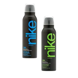 Nike Men Ultra Blue & Ultra Green Deodorant Spray (Pack of 2) - 200ml Each