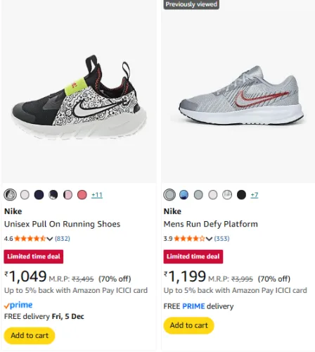 Image of Nike Men's Running Shoes Upto 70% Discount