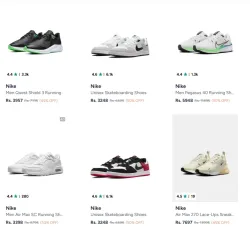 Nike Mens Shoes at minimum 50% Discount