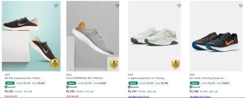 Image of Nike Men's Shoes at minimum 57% Discount