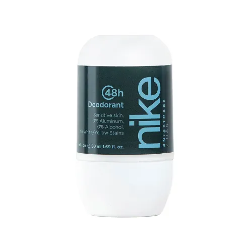 Image of Nike Night Mode Deodorant Roll-On for Men - Long Lasting Freshness, 50ml