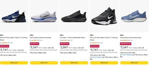Image of Nike Premium Shoes at Flat 50% Off