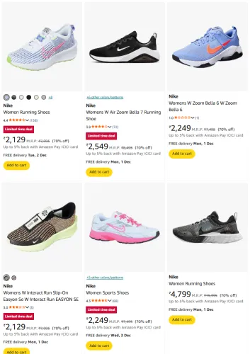 Image of Nike Shoes @ Flat 70% Discount