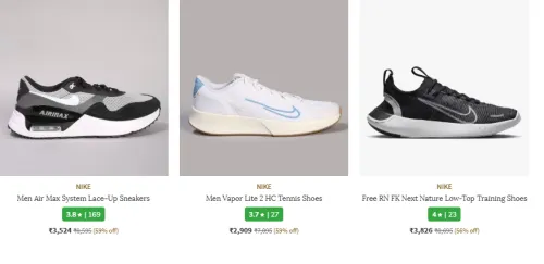 Image of Nike Shoes Minimum 55% Discount