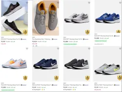 Nike Sneakers Triple Offer Flipkart