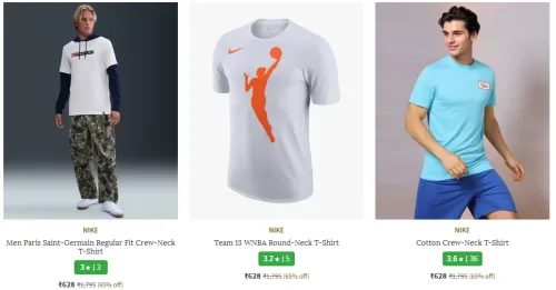 Image of Nike Tshirts Min 60% Off