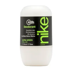 Nike Ultra Green Deodorant Roll-On for Men - Long Lasting Freshness, 50ml