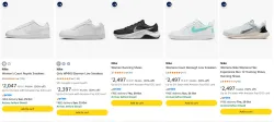 Nike womens shoes at minimum 50% Discount