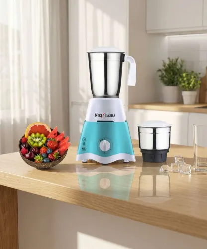 Image of NIKI TASHA turbo series 750 W Mixer Grinder (GREEN 750 | 2 Jars | Green)