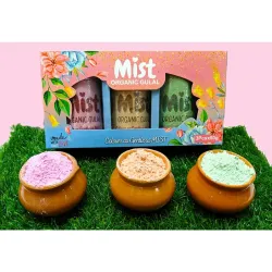 Niku Holi Colour - Herbal Organic Holi Gulal, Pack of 3-80gm