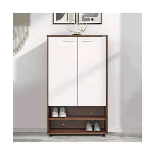Image of Nilkamal Ardor Shoe Cabinet with Dual Doors 4 Closed Shelves 