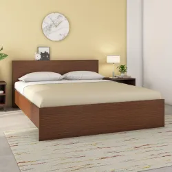 Nilkamal Arthur Plus Wooden Queen Bed Without Storage