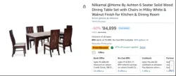 Nilkamal Ashton 6-Seater Dining Set