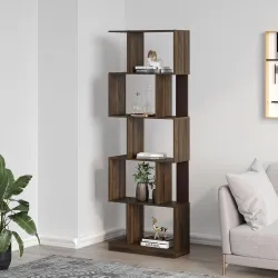Nilkamal Checkers Engineered Wood Open Book Shelf