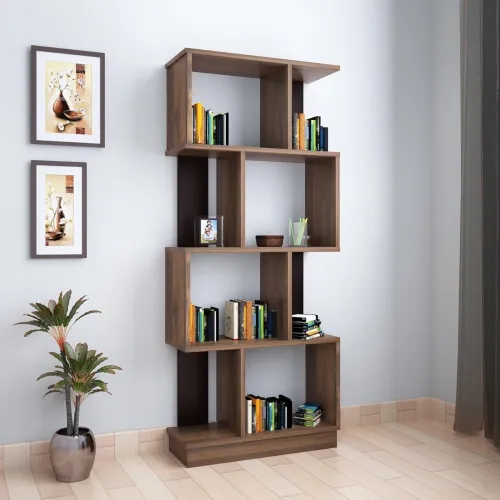 Image of Nilkamal Checkers Neo 4 Tier Engineered Wood Book Shelf