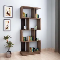 Nilkamal Checkers Neo 4 Tier Engineered Wood Book Shelf