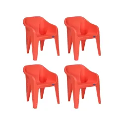 Nilkamal CHREEEZYGO Plastic Chair Set of 4