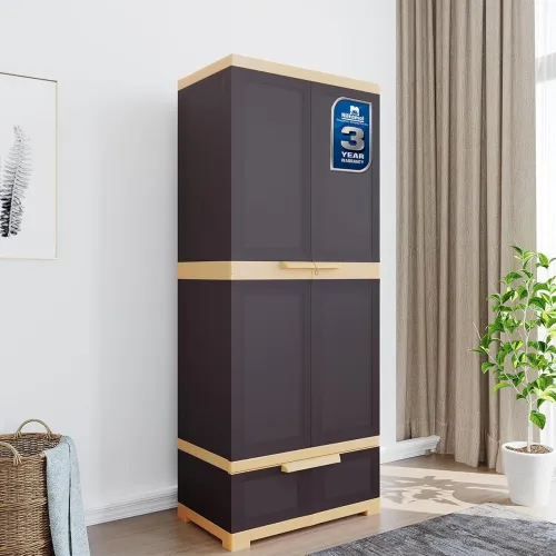 Image of Nilkamal Freedom FMDR1BE Compact Plastic Storage Cabine