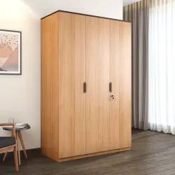 Nilkamal @Home Engineered Wood Wardrobe (Milford Without Mirror, 3 Door)