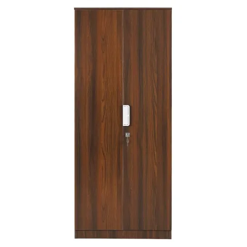 Image of Nilkamal Joyce Neo 2 Door Wooden Wardrobe for Bedroom | Almirah with 3 Shelves | Clothes Cupboard | Engineered Wood | Wa