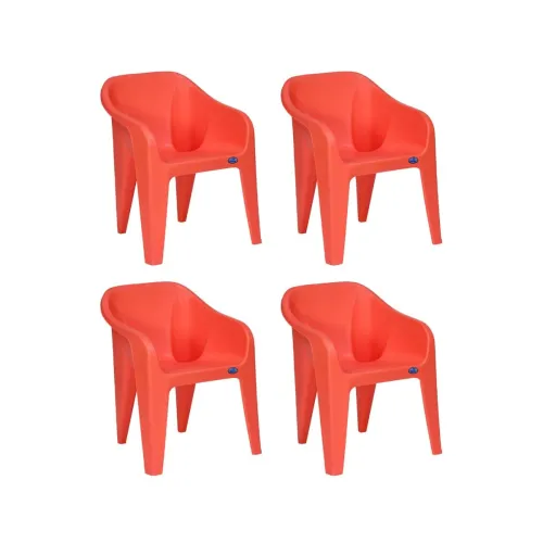 Image of Nilkamal Plastic Chair Set of 4