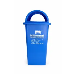 Nilkamal Plastic Garbage Open-Top Waste Bin 60 L (Blue)