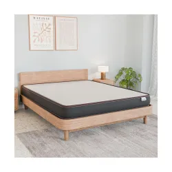 Nilkamal SLEEP Lite Dual Comfort 4 Inch Mattress | 10 Year Warranty | Reversible Design | Soft & Firm Sides | Superior HR Foam | Breathable Knitted Fabric | Bed Mattress | Double Size (75X48...