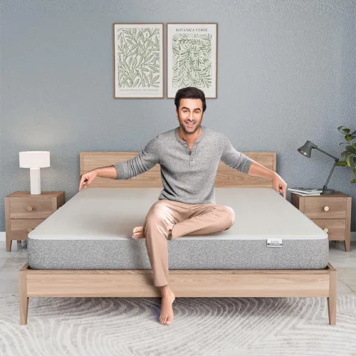 Image of Nilkamal SLEEP Max ICEFOAM Cool Gel Memory Foam 10 Inch Queen Size Mattress | 10 Year Warranty | 
