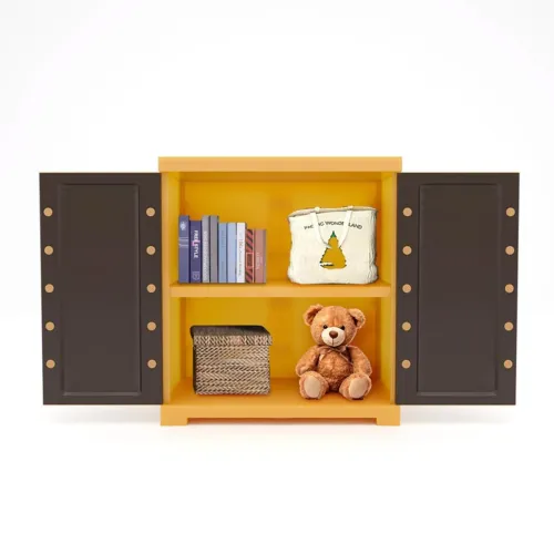 Image of Nilkamal SpaceMax 2 Shelves Plastic Bookshelf with 3-Year Warranty|