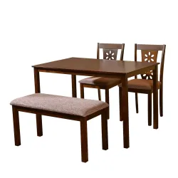Nilkamal Sutlej 4-Seater Wooden Dining Set