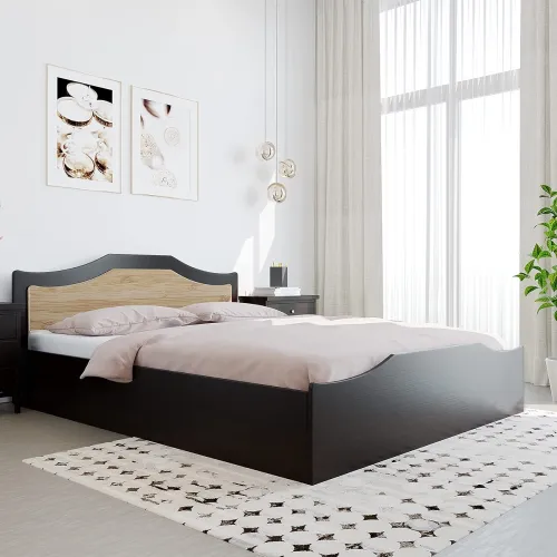 Image of Nilkamal Willy Wooden Queen Bed with Box Storage