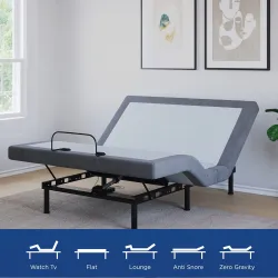 Nilkamal SLEEP Matrix Smart Remote Control King Bed, Electronic Bed Designed to Provide Customized Comfort, Anti-Snore &