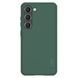 Nillkin Case for Samsung Galaxy S23 Plus (6.6\' Inch) Super Frosted Shield Pro Hard Back Soft Border (PC + TPU) Shock Absorb Cover Raised Bezel Camera Protect PC Green Color