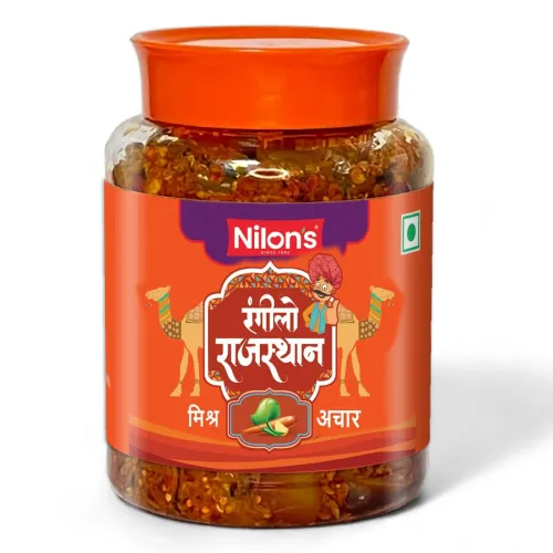 Image of Nilon's Rangilo Rajasthan Mixed Pickle (500g)