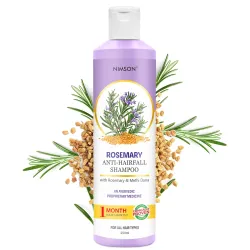 Nimson Rosemary Anti-Hair Fall Shampoo – 250ml | Enriched with Rosemary & Methi Dana | Controls Hair Fall, Breakage & Th