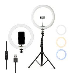 nine16 Loop 13\' Ring Light with Tripod Stand, Mobile Stand for Video Shooting Studio Light for YouTube Video Shooting Light for Photography (13 Inch Ring Light with Tripod)