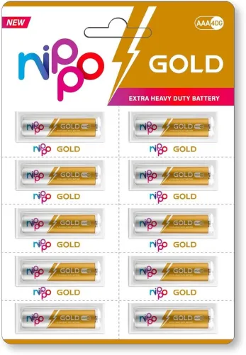 Image of Nippo 4 DG Zinc Carbon AAA Battery 10pcs