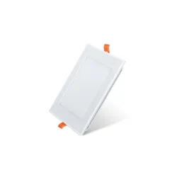 Nippo Splendour WDL-S-18W Square, Warm Day Light LED Slim Panel Light, Polycarbonate LED Downlight