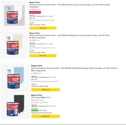 Nippon Paint at minimum 60% Discount