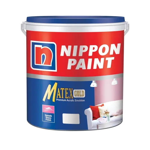 Image of Nippon Paint Matex Gold Interior Emulsion Paint(4L, White, Smooth Sheen)-Low VOC, Washable Paint for safe environment-20