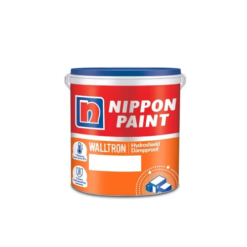 Image of Nippon Paint Walltron Hydroshield Dampproof Cooling Terrace Waterproofing Coating (Grey, 4 L)