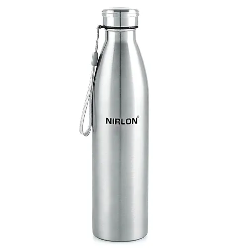 Image of NIRLON 1000ml SS Water Bottle (Leak-Proof, Fridge Safe) 