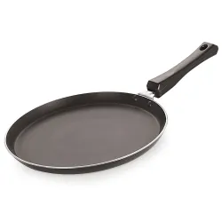 Nirlon 3-Layer Nonstick Coatings Aluminum Cookware for Induction & Gas Stove Compatible Roti /Chpati /Dosa Tawa with Hea