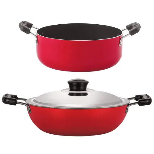 Image of NIRLON 3-Layer Non-Stick Aluminium Cookware Combo Set