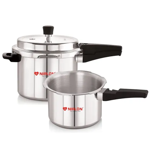 Image of NIRLON 3L 5L Induction Base Pressure Cooker Combo