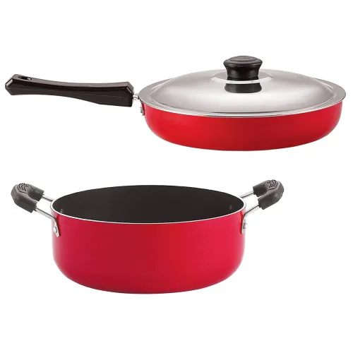 Image of Nirlon 3-Layer Non-Stick Aluminium Cookware Set