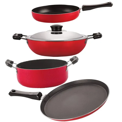 Image of Nirlon 4-Piece Non-Stick Cookware Set