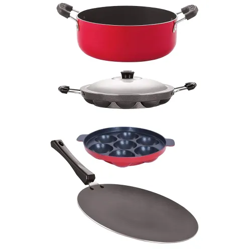 Image of Nirlon 4-Piece Non-Stick Cookware Set